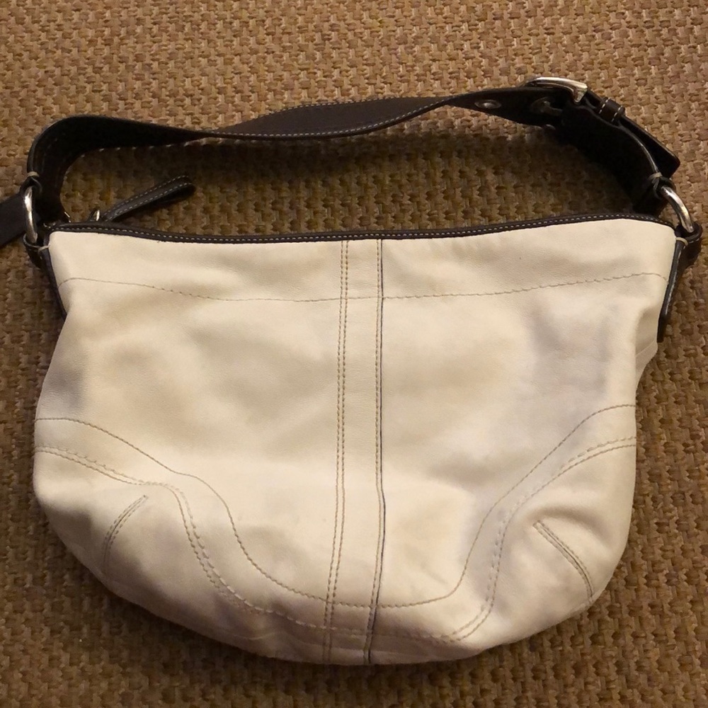 Coach soft leather small bucket bag